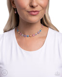 Paparazzi "Floral Falsetto" Multi Choker Necklace & Earring Set Paparazzi Jewelry