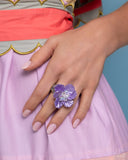 Paparazzi "Petal Pact" Purple Ring Paparazzi Jewelry