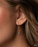 Paparazzi "Longhorn Longevity" White Necklace & Earring Set Paparazzi Jewelry