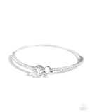 Paparazzi "Gamut Glam" White Bracelet Paparazzi Jewelry