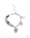 Paparazzi "LAVA at First Sight" Green Bracelet Paparazzi Jewelry