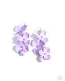 Paparazzi "Plentiful Petals" Purple Earrings Paparazzi Jewelry