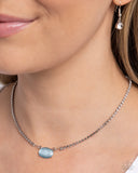 Paparazzi "Dynamic Delicacy" Blue Necklace & Earring Set Paparazzi Jewelry