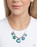 Paparazzi "Socialite Status" Green Necklace & Earring Set Paparazzi Jewelry