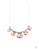 Paparazzi "Socialite Status" Orange Necklace & Earring Set Paparazzi Jewelry