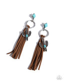 Paparazzi "Southwestern Season" Brown Post Earrings Paparazzi Jewelry