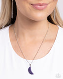 Paparazzi "Lunar Lesson" Purple Necklace & Earring Set Paparazzi Jewelry