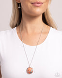 Paparazzi "Opulent Ostentation" Orange Necklace & Earring Set Paparazzi Jewelry