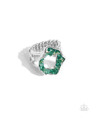 Paparazzi "Geode Grace" Green Ring Paparazzi Jewelry