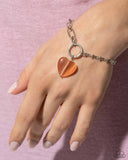 Paparazzi "HEART Restoration" Orange Bracelet Paparazzi Jewelry