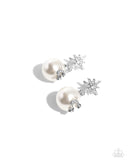 Paparazzi "Cosmic Character" White Post Earrings Paparazzi Jewelry