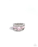 Paparazzi "Dramatic Decadence" Pink Ring Paparazzi Jewelry