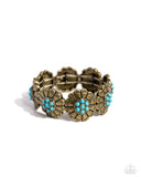 Paparazzi "Textured Tribute" Brass Bracelet Paparazzi Jewelry