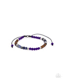 Paparazzi "Multicolored Melody" Purple Bracelet Paparazzi Jewelry