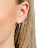 Paparazzi "Hallucinatory Hearts" Red Necklace & Earring Set Paparazzi Jewelry