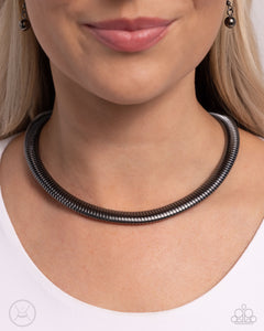 Paparazzi "Choker Of The Century" Black Choker Paparazzi Jewelry