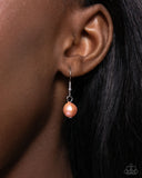 Paparazzi "Shape Shifting Sense" Orange Necklace & Earring Set Paparazzi Jewelry