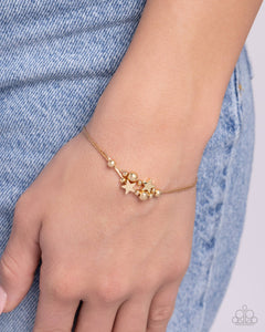 Paparazzi "Stellar Specialty" Gold Bracelet Paparazzi Jewelry