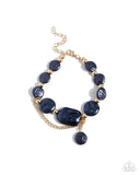 Paparazzi "5th Avenue Finesse" Blue Bracelet Paparazzi Jewelry