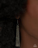 Paparazzi "Deconstructed Denim" Blue Necklace & Earring Set Paparazzi Jewelry