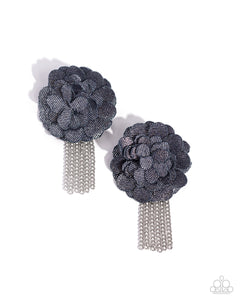 Paparazzi "Dauntless Denim" Blue Post Earrings Paparazzi Jewelry