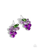 Paparazzi "Grapevine Grace" Purple Post Earrings Paparazzi Jewelry