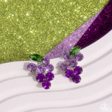 Paparazzi "Grapevine Grace" Purple Post Earrings Paparazzi Jewelry