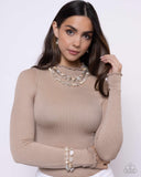 Paparazzi "Essential Elegance" White Necklace & Earring Set Paparazzi Jewelry