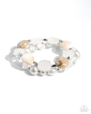 Paparazzi "Everyday Essentials" White Bracelet Paparazzi Jewelry