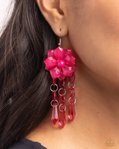 Paparazzi "Hawaiian Hallmark" Pink Earrings Paparazzi Jewelry