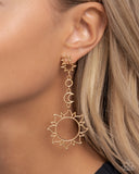 Paparazzi "Celestial Chic" Gold Post Earrings Paparazzi Jewelry