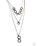 Paparazzi "Dotted Demeanor" Brass Necklace & Earring Set Paparazzi Jewelry