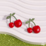 Paparazzi "Charming Cherries" Red Post Earrings Paparazzi Jewelry