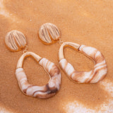 Paparazzi "High-Sheen Swirls" Gold Post Earrings Paparazzi Jewelry