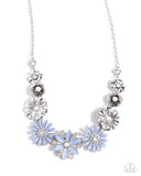 Paparazzi "Garden Gesture" Blue Necklace & Earring Set Paparazzi Jewelry