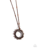 Paparazzi "Sunburst Surprise" Copper Necklace & Earring Set Paparazzi Jewelry