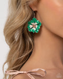 Paparazzi "Tropical Treasure" Green Earrings Paparazzi Jewelry