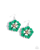 Paparazzi "Tropical Treasure" Green Earrings Paparazzi Jewelry