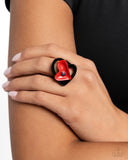 Paparazzi "Cupid Celebration" Red Ring Paparazzi Jewelry