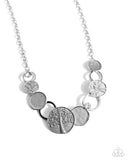 Paparazzi "Forest Fling" Silver Necklace & Earring Set Paparazzi Jewelry