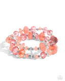 Paparazzi "Faceted Fairy Tale" Orange Bracelet Paparazzi Jewelry