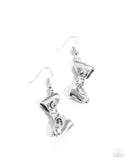 Paparazzi "Dapper Dalliance" Silver Earrings Paparazzi Jewelry