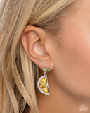 Paparazzi "Lady Lemon" Yellow Post Earrings Paparazzi Jewelry