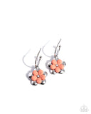 Paparazzi "Horticultural Haute" Orange Post Earrings Paparazzi Jewelry