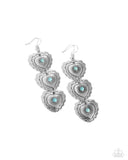 Paparazzi "Vintage Allure" Blue Earrings Paparazzi Jewelry