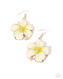 Paparazzi "Floral Flavor" Gold Earrings Paparazzi Jewelry