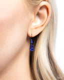 Paparazzi "Locket Leisure" Blue Necklace & Earring Set Paparazzi Jewelry