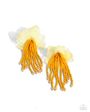 Paparazzi "Cinderella Charisma" Orange Post Earrings Paparazzi Jewelry