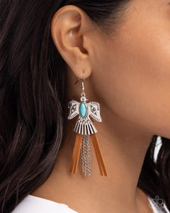 Paparazzi "Southwestern Selfie" Blue Earrings Paparazzi Jewelry