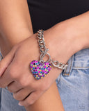 Paparazzi "Enamored Elegance" Purple Bracelet Paparazzi Jewelry